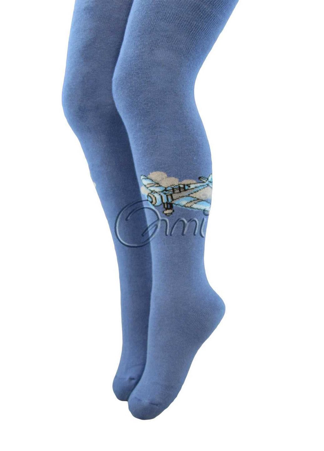 Колготки детские арт.М11В302М размер 12, рис. 8793 Самолет цвет – св. джинсовый Африка (362218750)