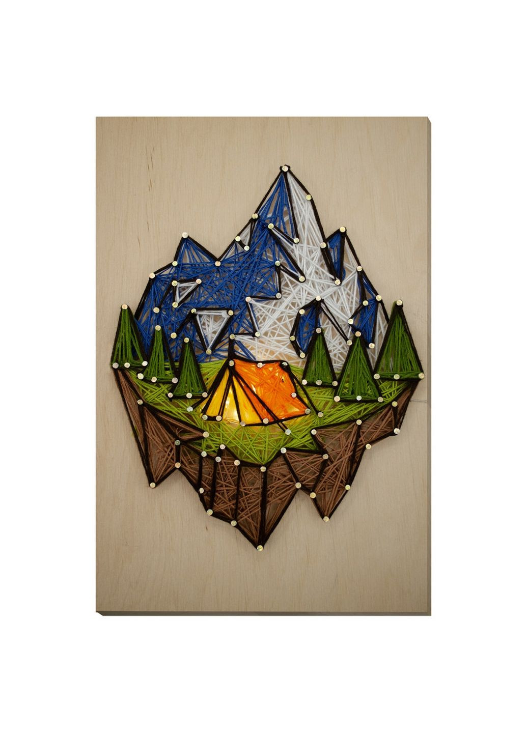 Набор стринг-арт "У подножия горы" деревянная основа Abris Art (288183651)