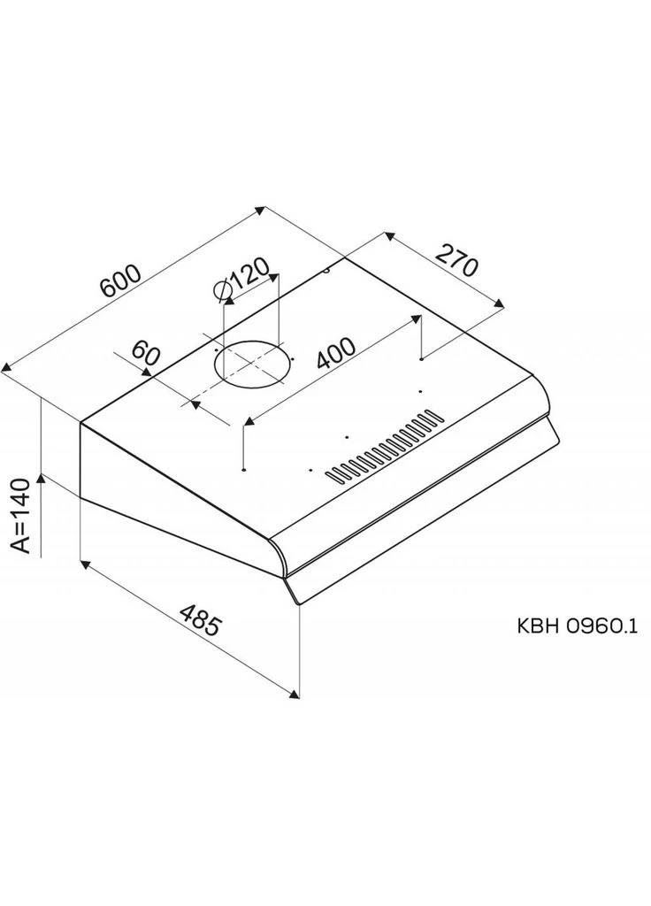 Кухонная вытяжка (m326237) Kernau KBH 0960.1 X (369020896)