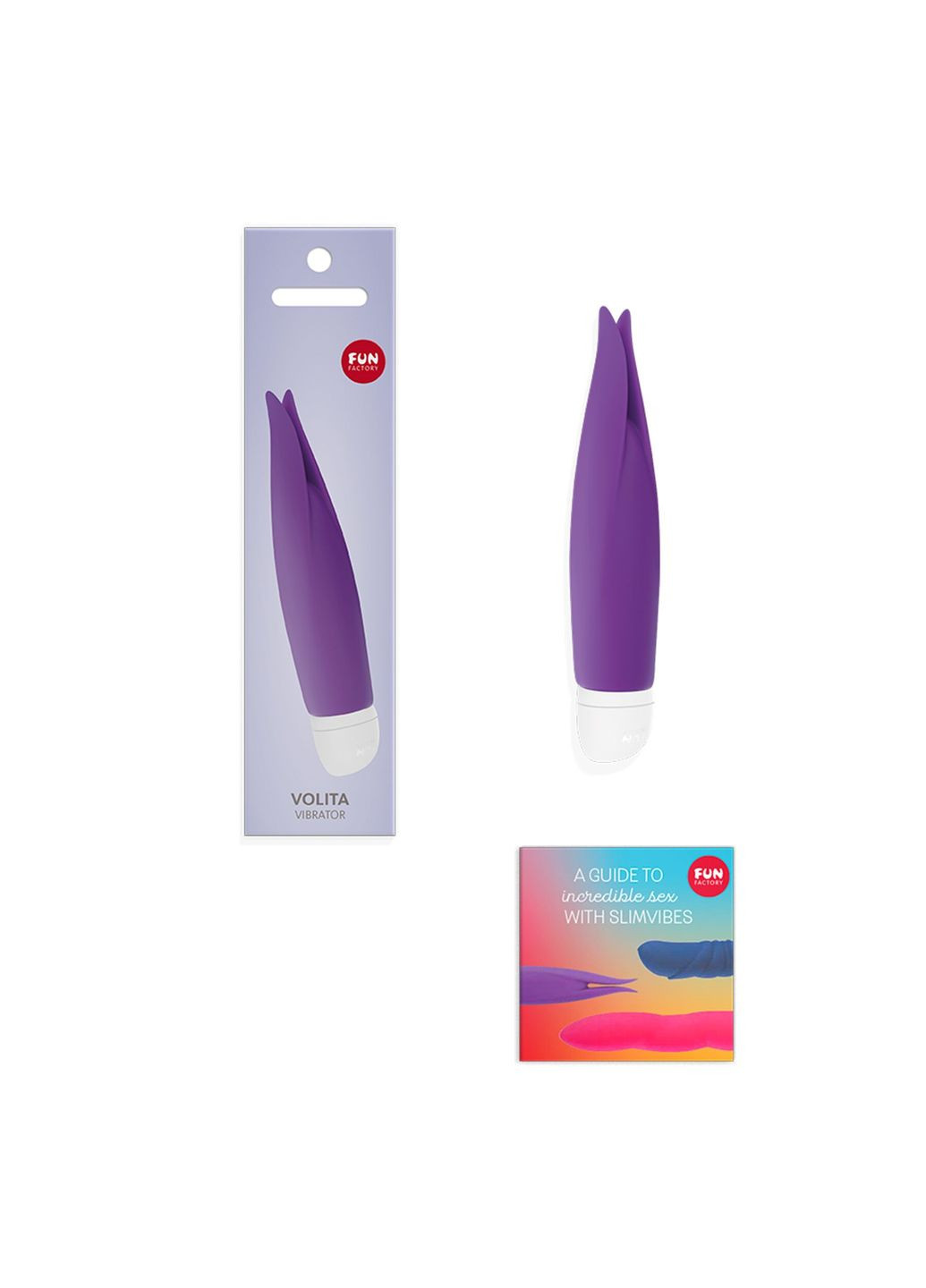 Вібратор з пелюстками VOLITA,, компактний, дуже тихий, на батарейках - CherryLove Fun Factory (332209795)