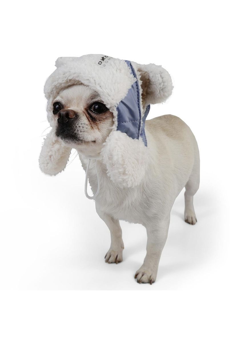 Шапка с ушками Голубой S-95 Размер 3 Dogs Bomba (370275442)