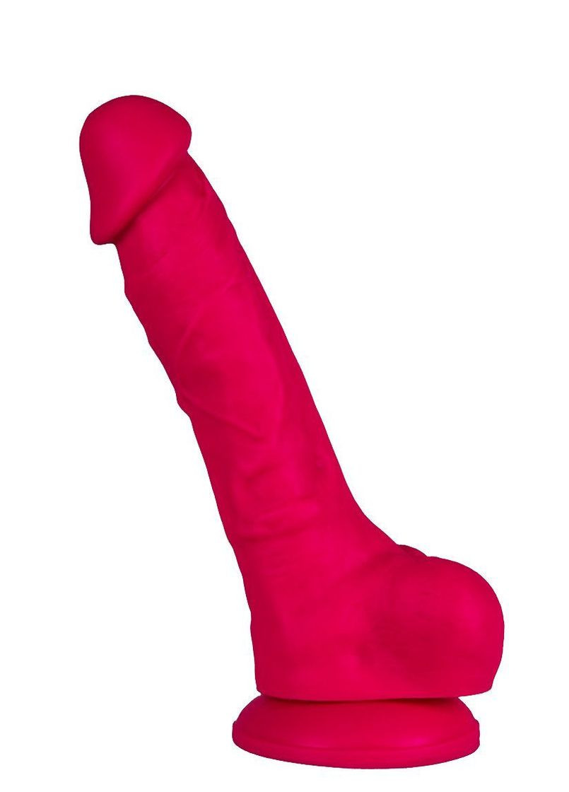 Фалоімітатор Adam Pink L, двошаровий, силікон + Silexpan, діаметр 4 см Alive (298576342)