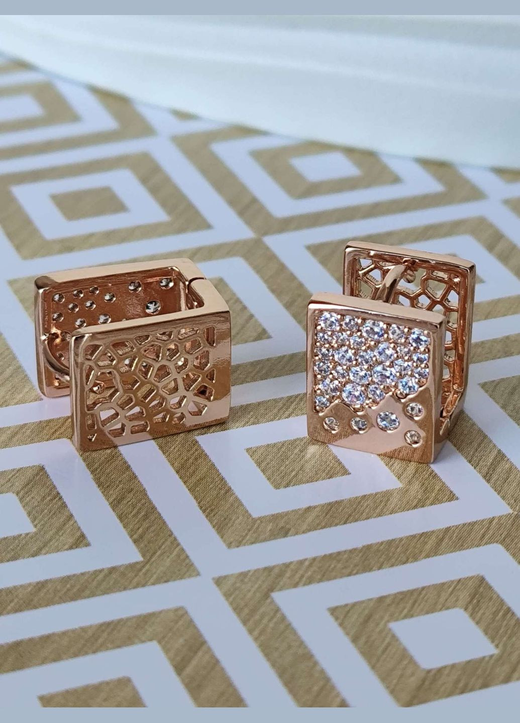 Сережки трендові xuping медичний сплав позолота медичне золото Xuping Jewelry (336190191)