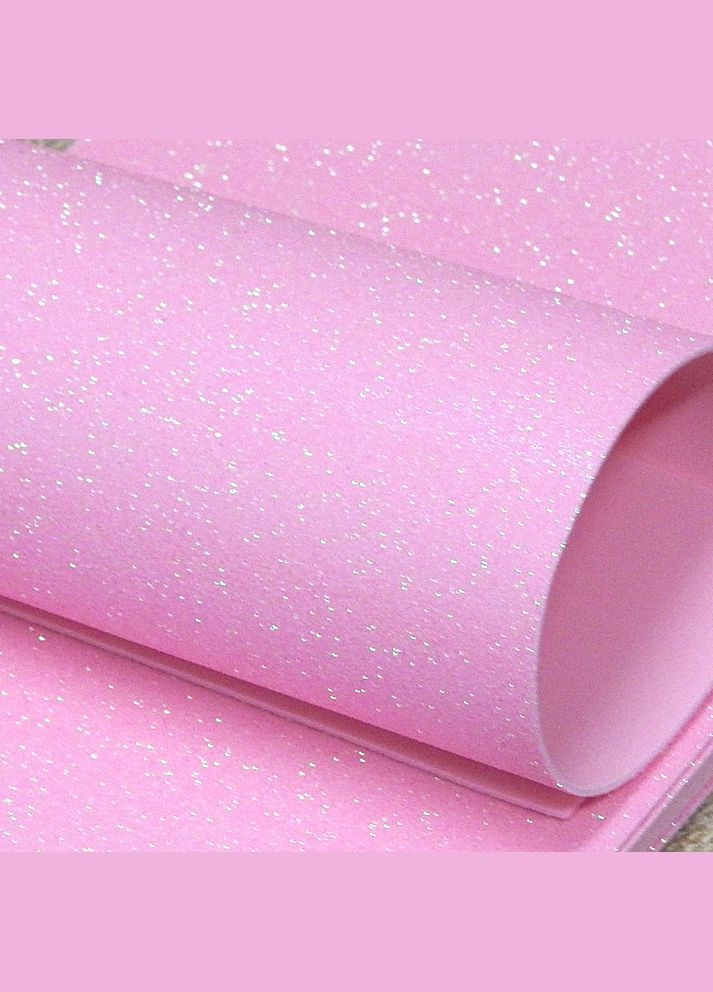 Фоаміран з глітером "хамелеон" АВ, 20х30 см, світло-рожевий No Brand (341731069)