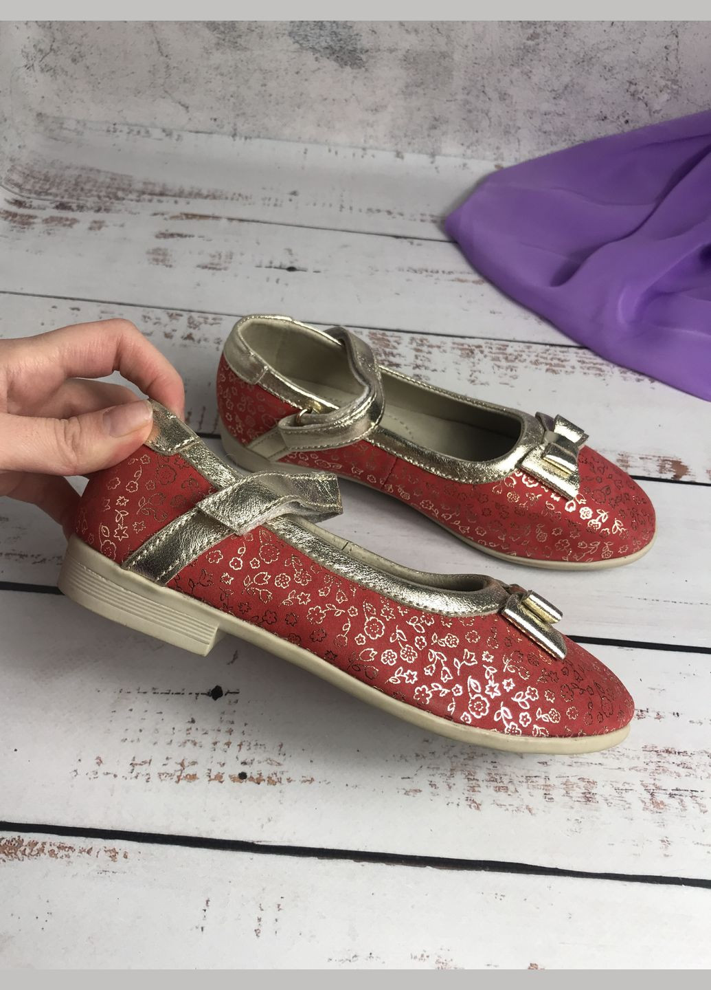 Туфлі дитячі для дівчинки Червоний (981) Jordan (347236364)