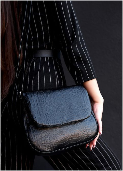 Жіноча сумка Кросcбоді Rose BZN Комбінований крокодила (R-94000070-VS) Sambag (302450434)