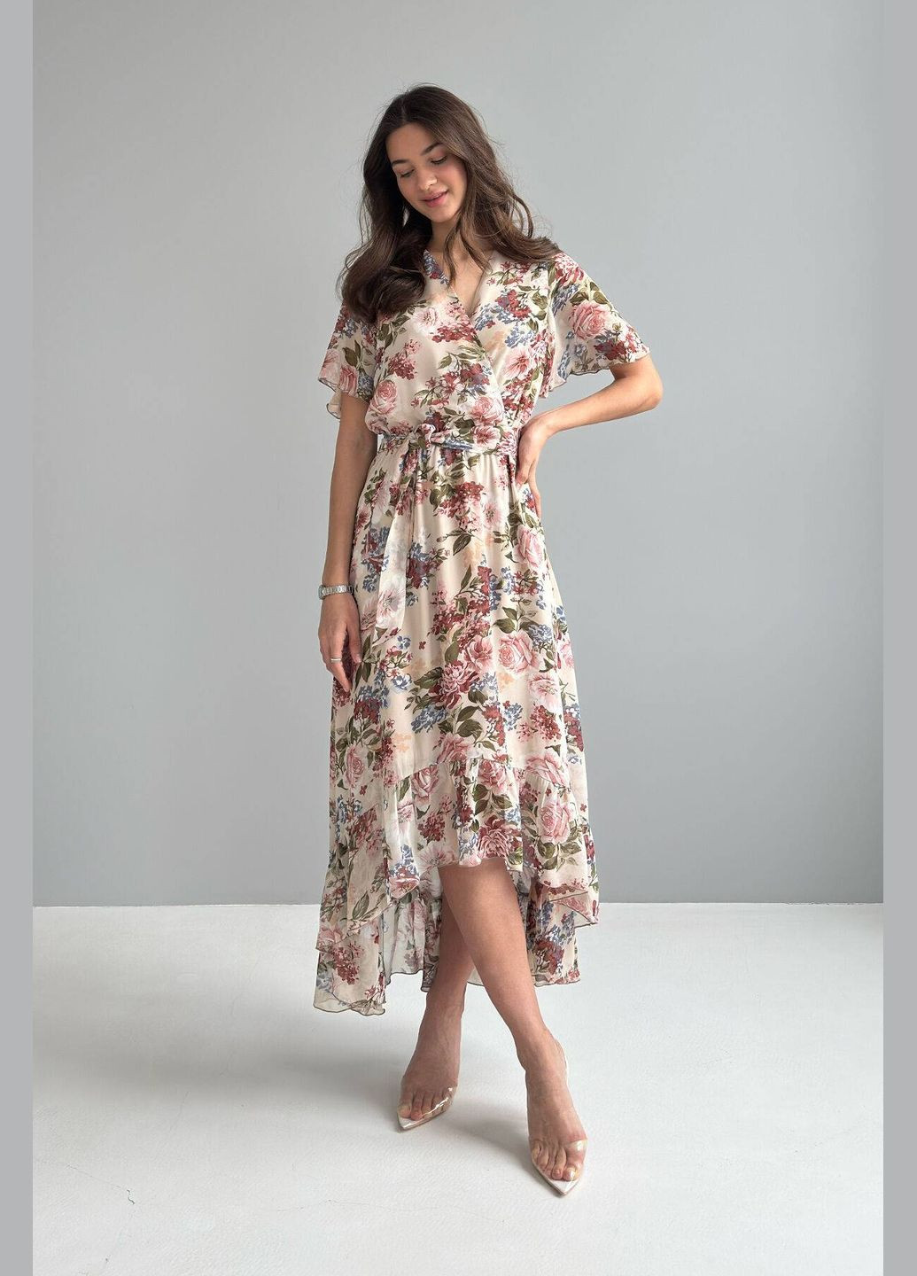 Бежевое платье Nenka