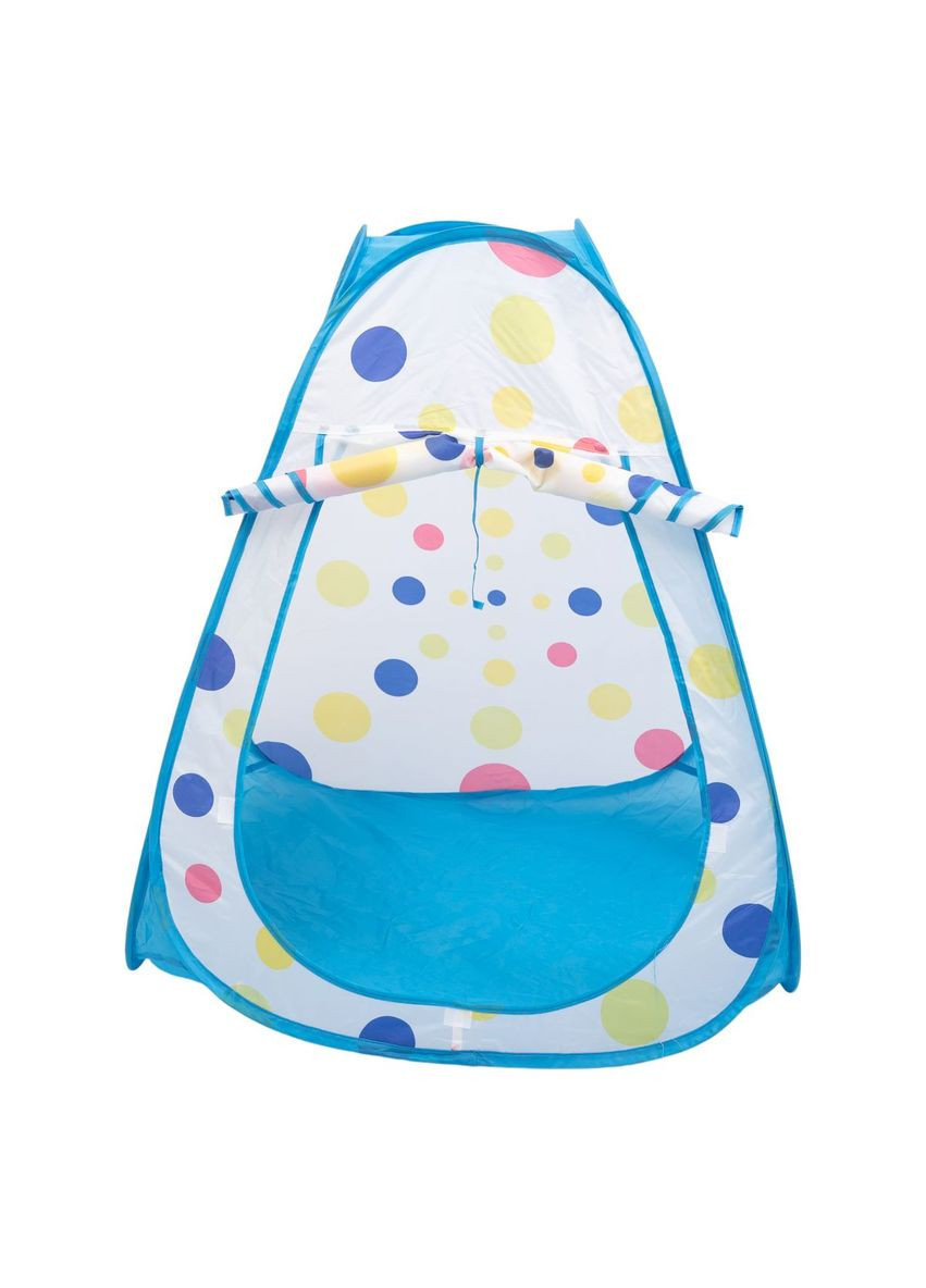Палатка детская 3 в 1 70×70×90 см игровая палатка с туннелем и бассейном Голубая HP-S-4NDBL LUGI (371479644)