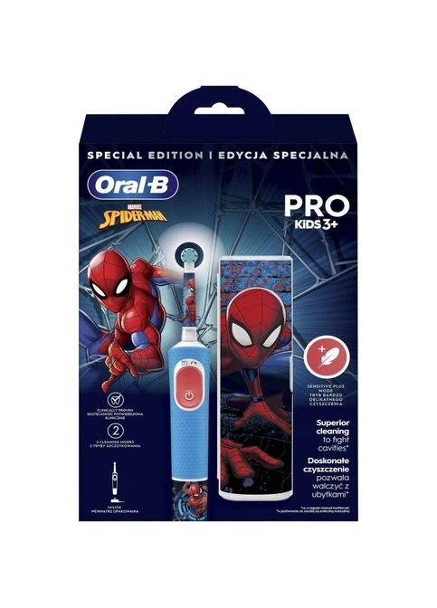 Электрическая зубная щетка Oral-B D103.413.2KX Spider-Man (361109497)