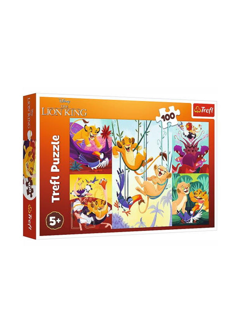 Пазлы – 100 элм. - 16478 "Отважный Король Лев", Trefl (362428402)