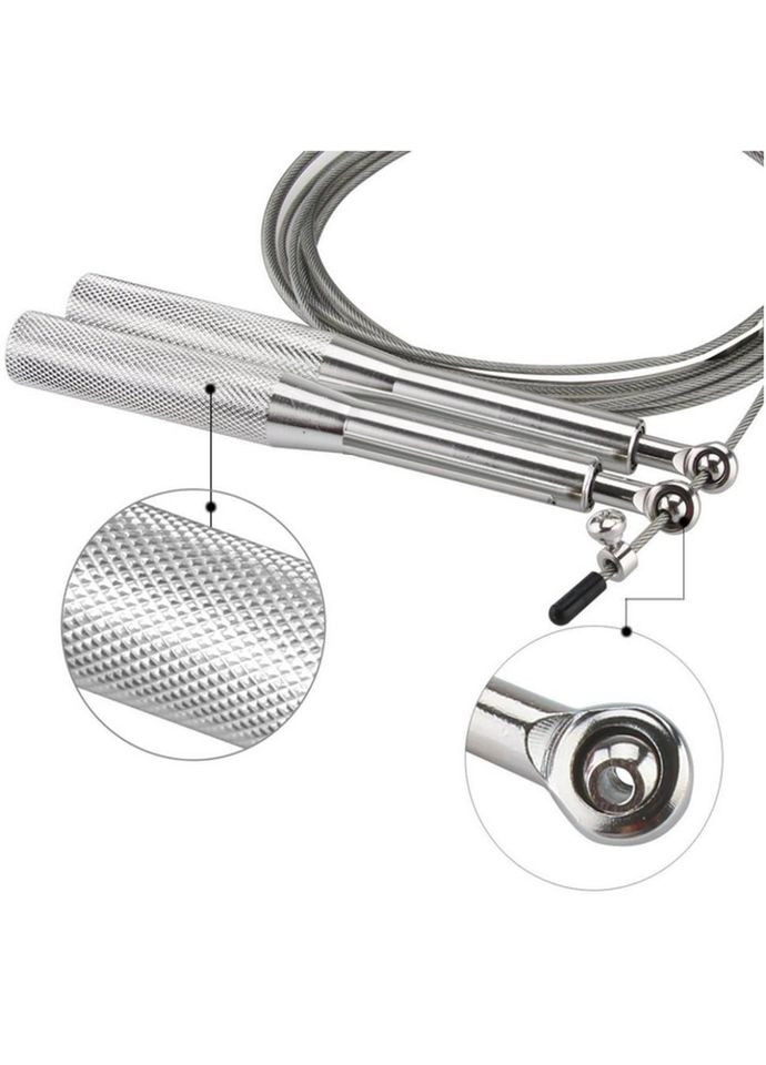 Скакалка швидкісна для кросфіту "Blow" NE-BL-4790 чорна 3 м No Brand (329894272)