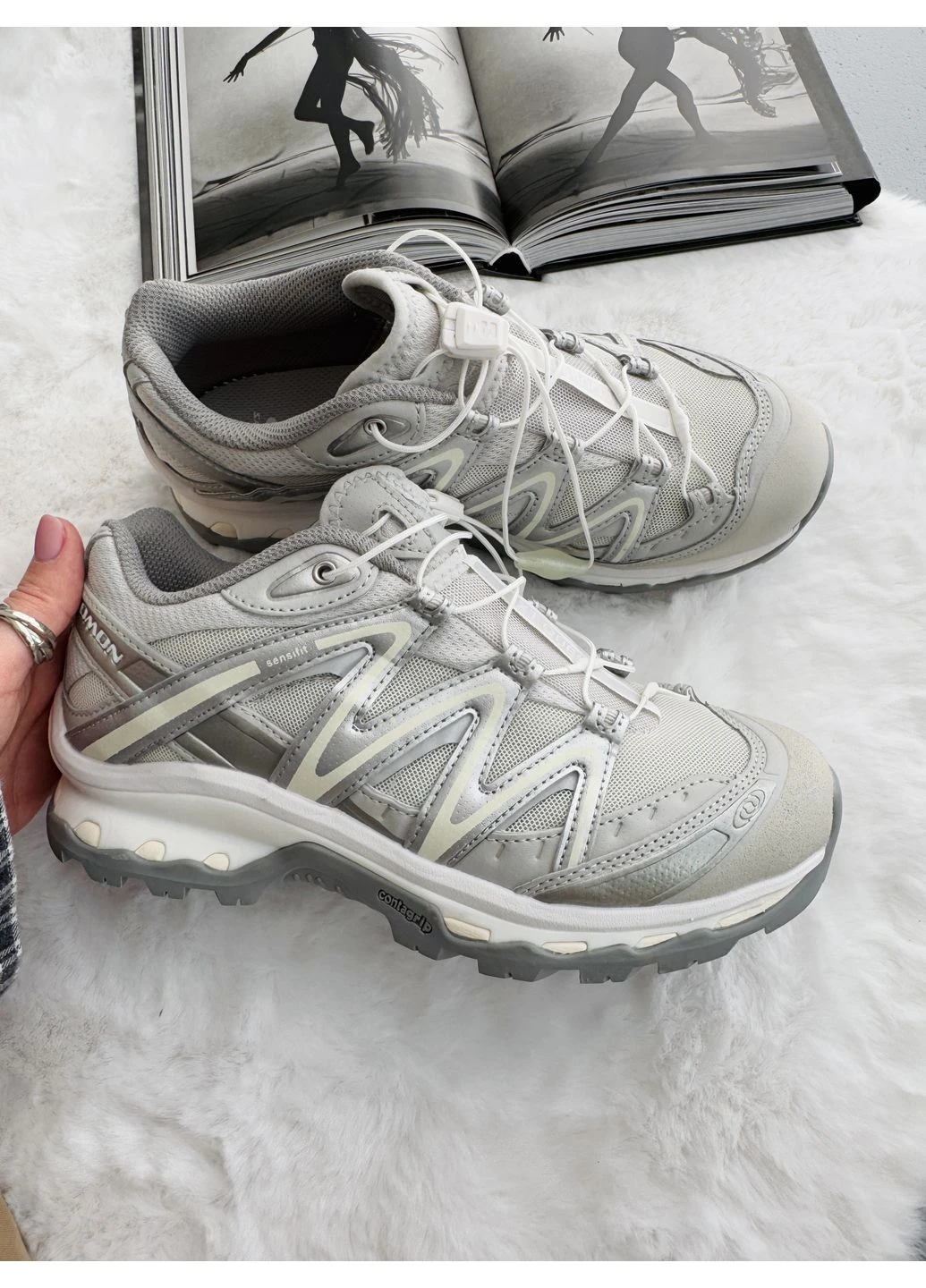 Білі кросівки чоловічі salomon xt-quest grey/white саломон хт квест білі демісезон No Brand