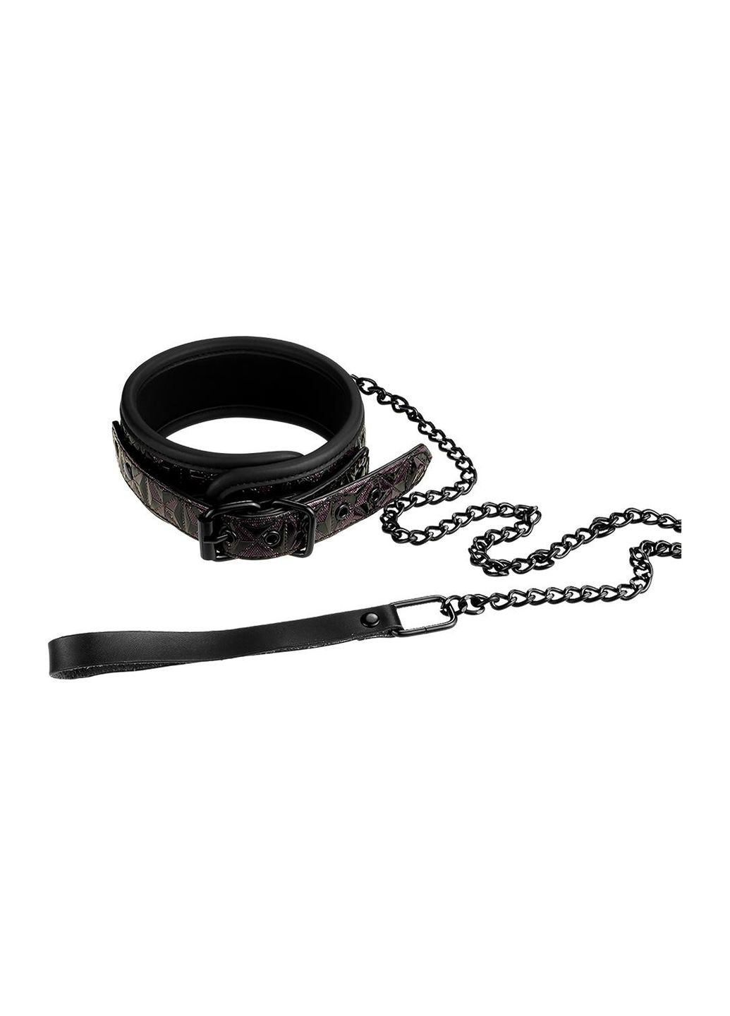 Нашийник з повідцем BLAZE COLLAR AND LEASH PURPLE Dream Toys (306441081)