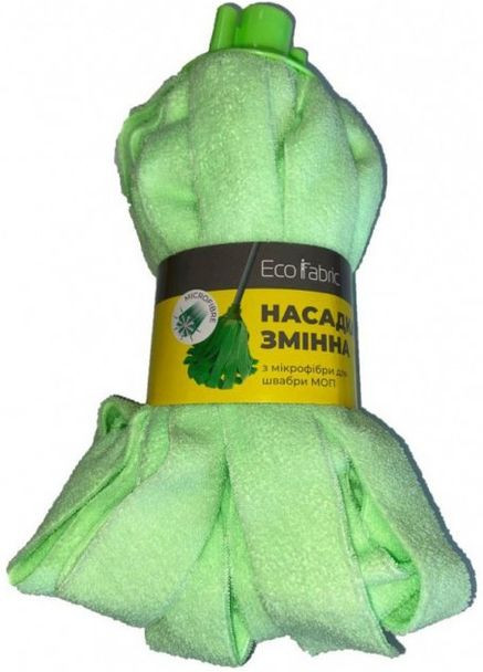 Насадка для швабри Ecofabric спідниця зі смужок мікрофібри EF0160-MG Eco Fabric (275398718)