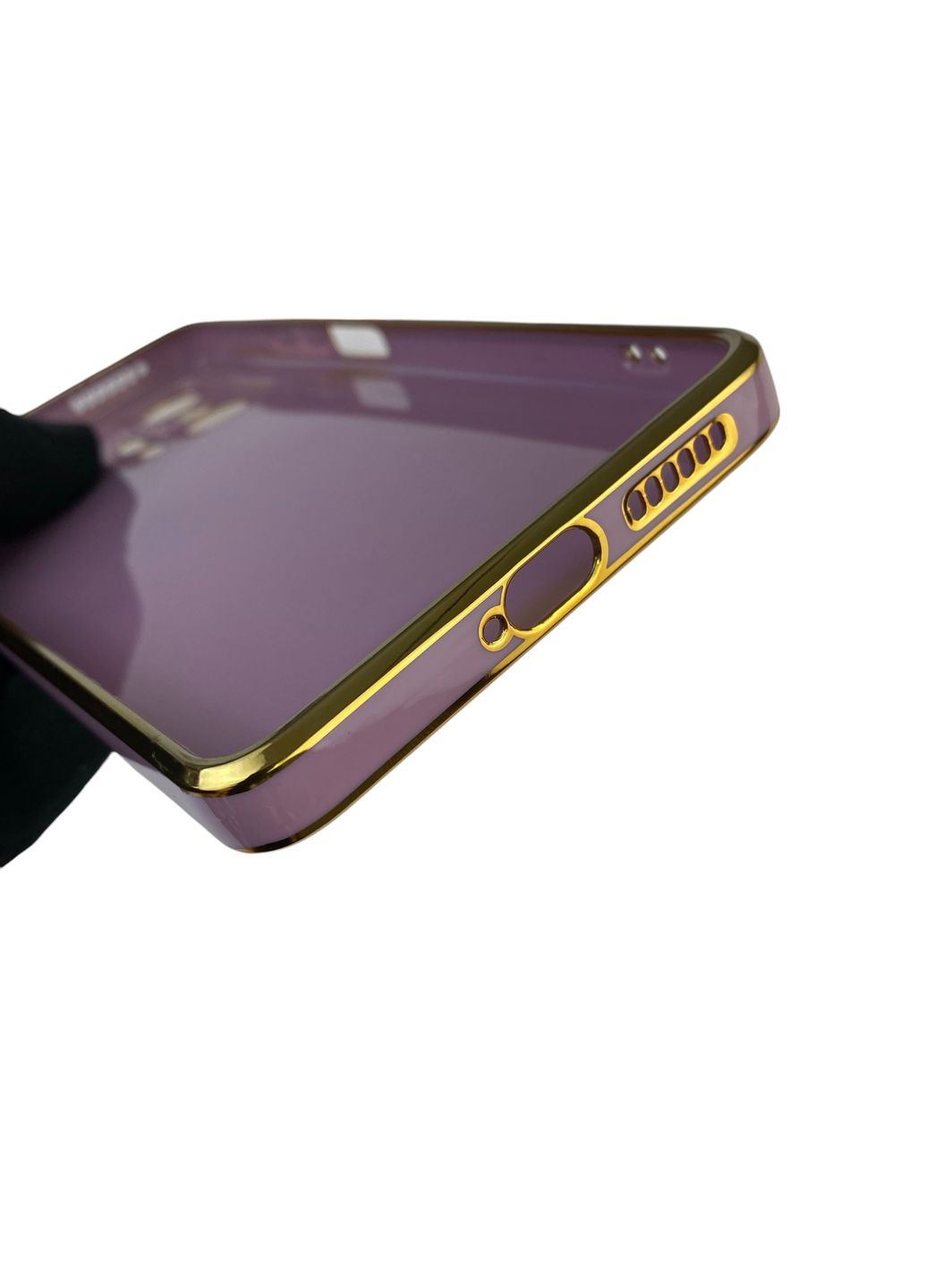 Чохол для 11T Pro з кільцем-підставкою із золотою окантовкою на сяомі 11т про чорничний gs1 Xiaomi (366230406)