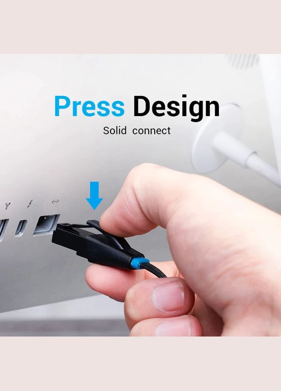 Патч-корд 3м CAT6 RJ45 Ethernet 1000мбит/c (IBJBI) Vention (300523964)