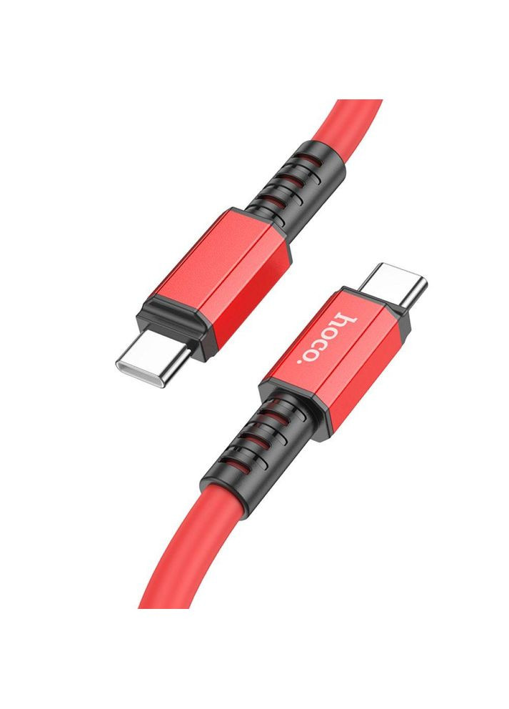 Зарядный кабель Гибкий Type-C to Type-C X85 60W Red Hoco (369727029)