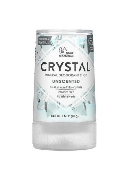 Минеральный солевой дезодорант-карандаш, без запаха Body Deodorant 40 г Crystal (373285587)