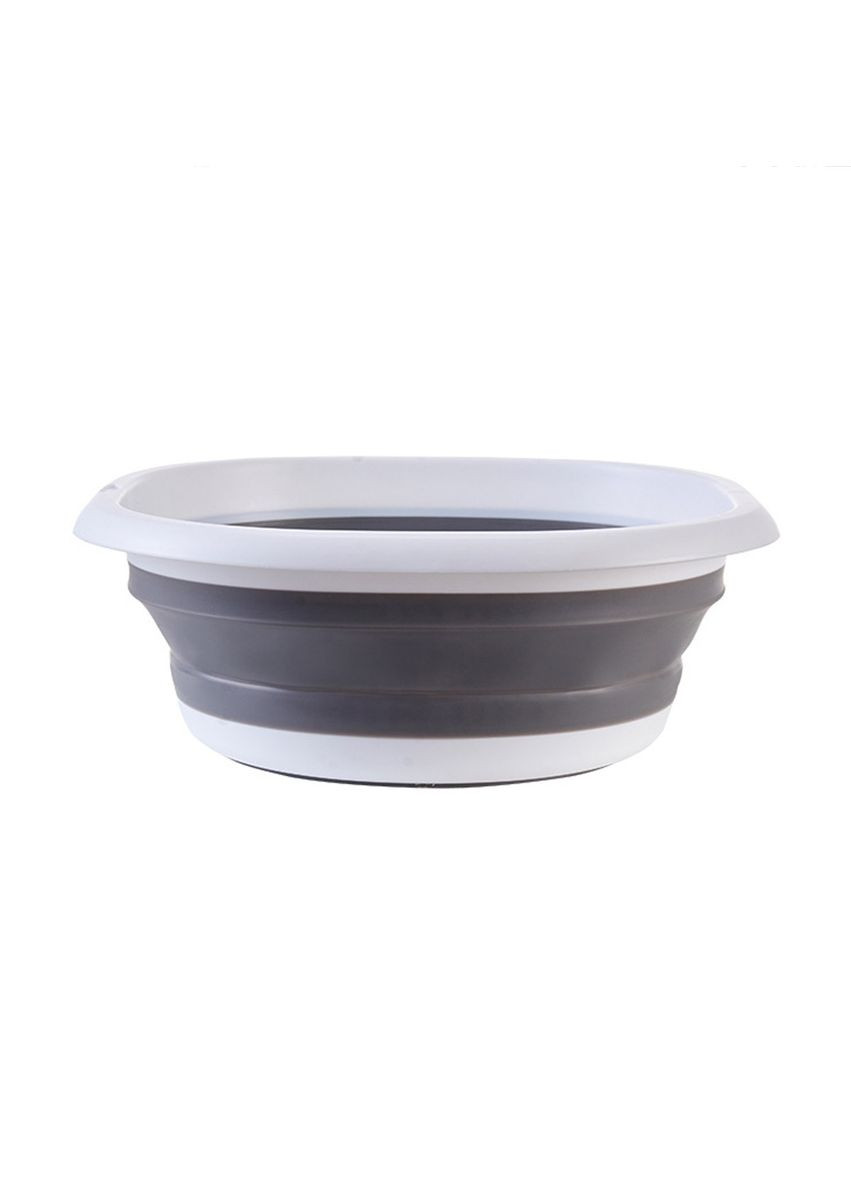 Миска складана MY HOME 5 л Білосіра (KP-76 M WHITE/GRAY) MVM (301916858)