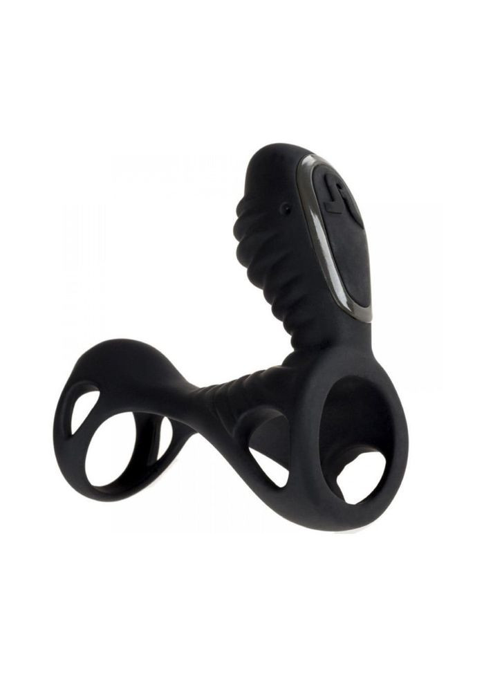 Ерекційне кільце з 2 моторами Adrien Lastic Gladiator F чорне No Brand (360475465)