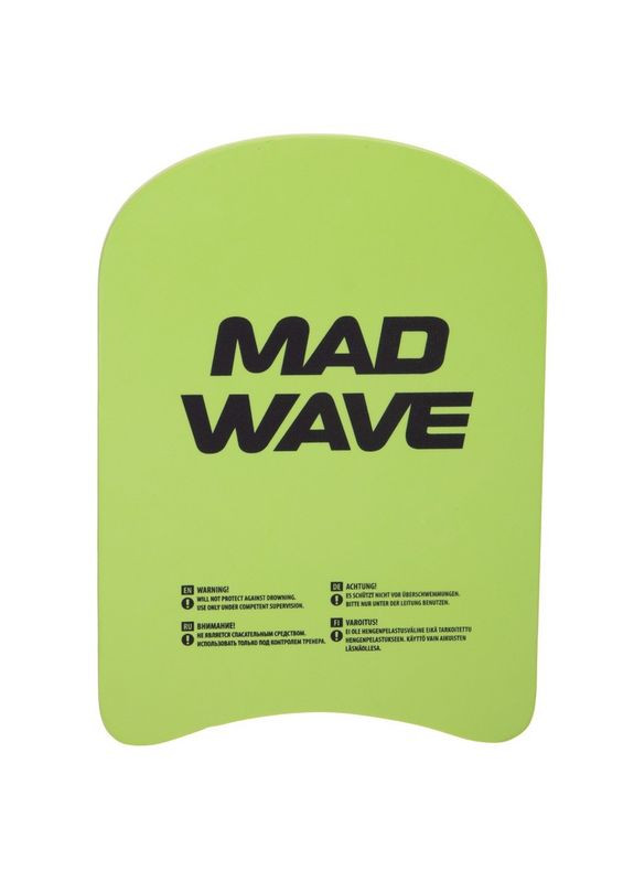 Дошка для плавання MadWave M072005 (EVA, розмір 29x21х3см, зелений) Mad Wave (361437064)