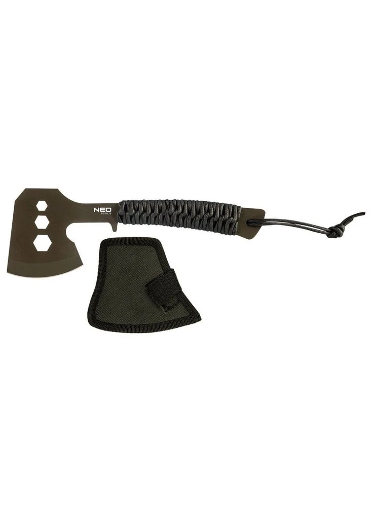 Топор 26см, лезвие 8см, 3Cr13, ручка из паракорда (63-118) Neo Tools (377470624)