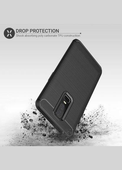 Протиударний матовий чохол для Oneplus 6 Чорний бампер TPU (325482490)