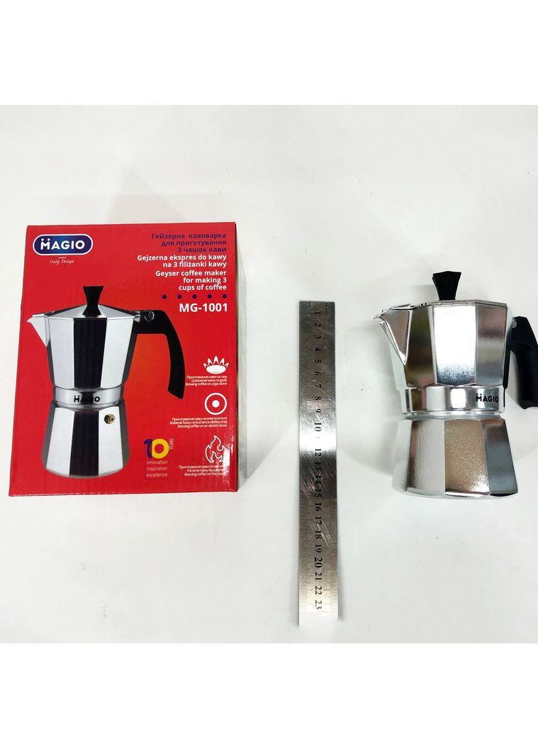 Кофеварки из нержавеющей стали MG-1001 150 мл Кофеварка Кофеварка MQ-894 гейзерная ручная Magio (352770286)