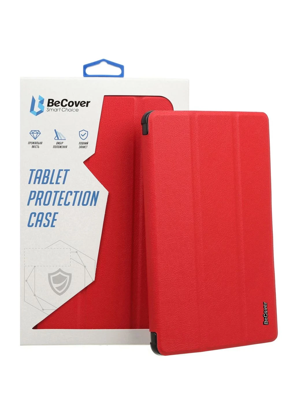 Чохол-книжка Smart Case для Samsung Galaxy Tab S10 Plus SM-X820/SM-X826 Red (712238) BeCover (398121326)