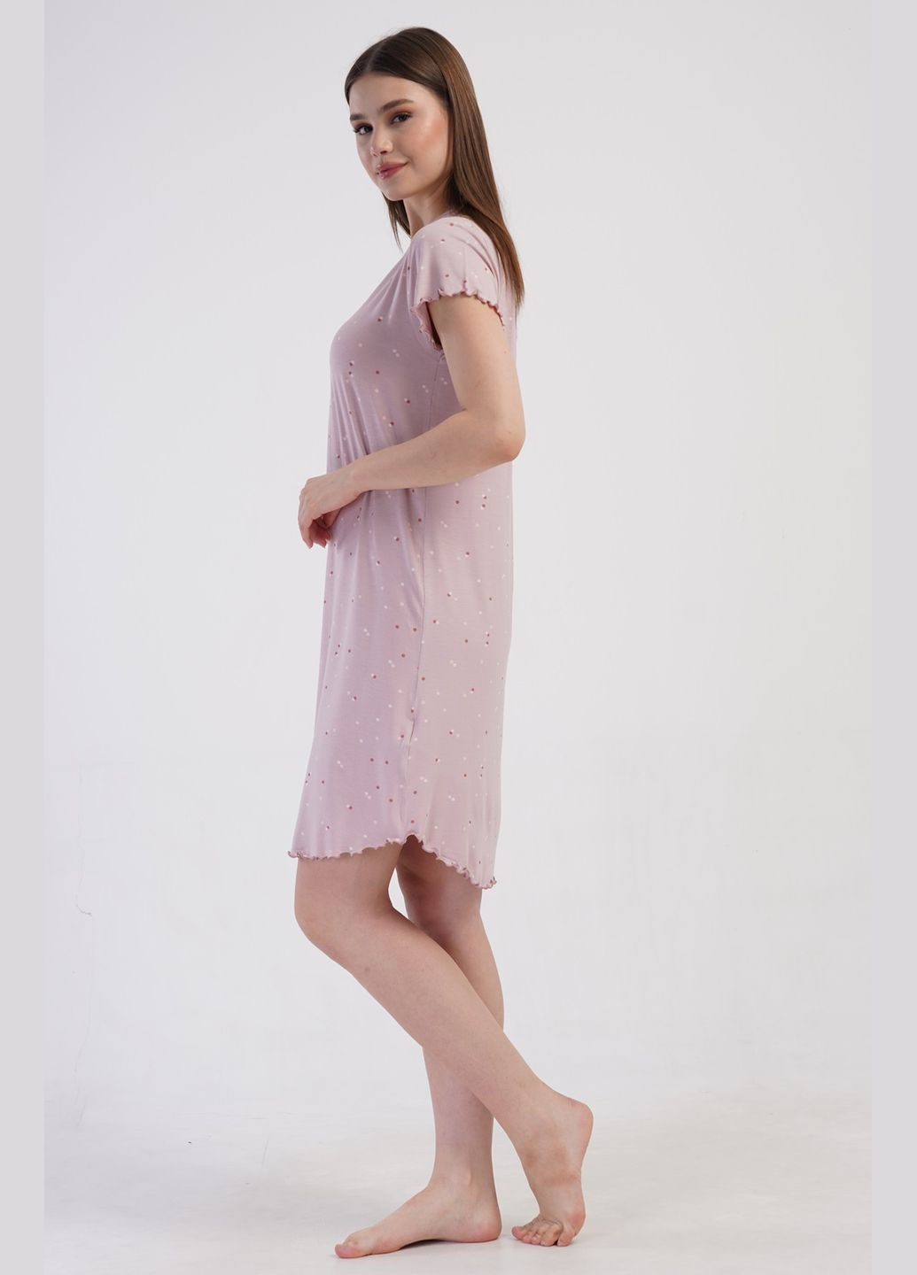 Женская вискозная ночная сорочка большого размера Vienetta (329692383)