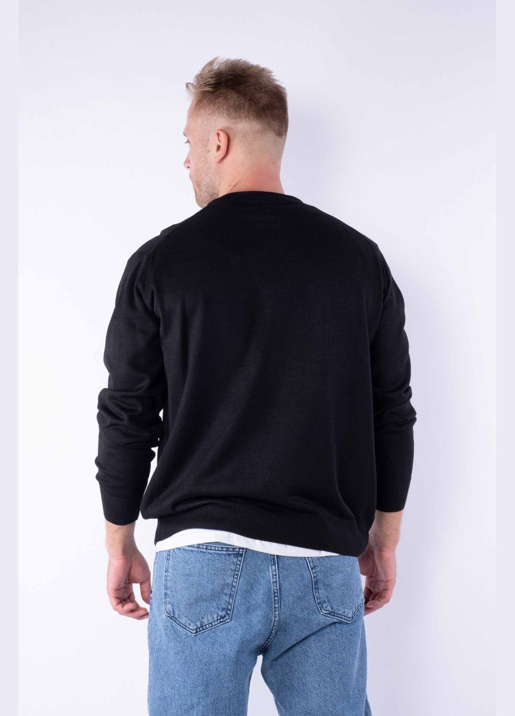 Чорний демісезонний джемпер (чорний) Time of Style