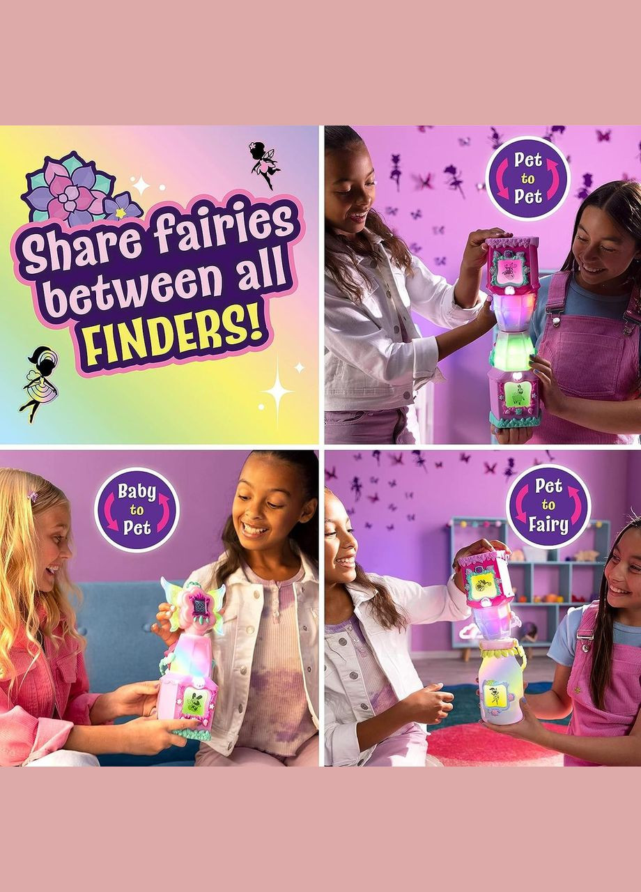 Интерактивная игра сказочная банка тамагочи Pet Finder Pink Jar Set охота на питомца фей Spin Master (282964547)