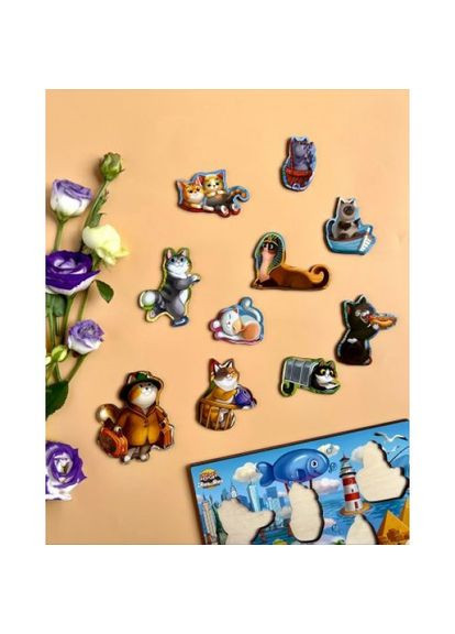 Сортер-вкладиш "Котики - 1" Ань-Янь (318019039)