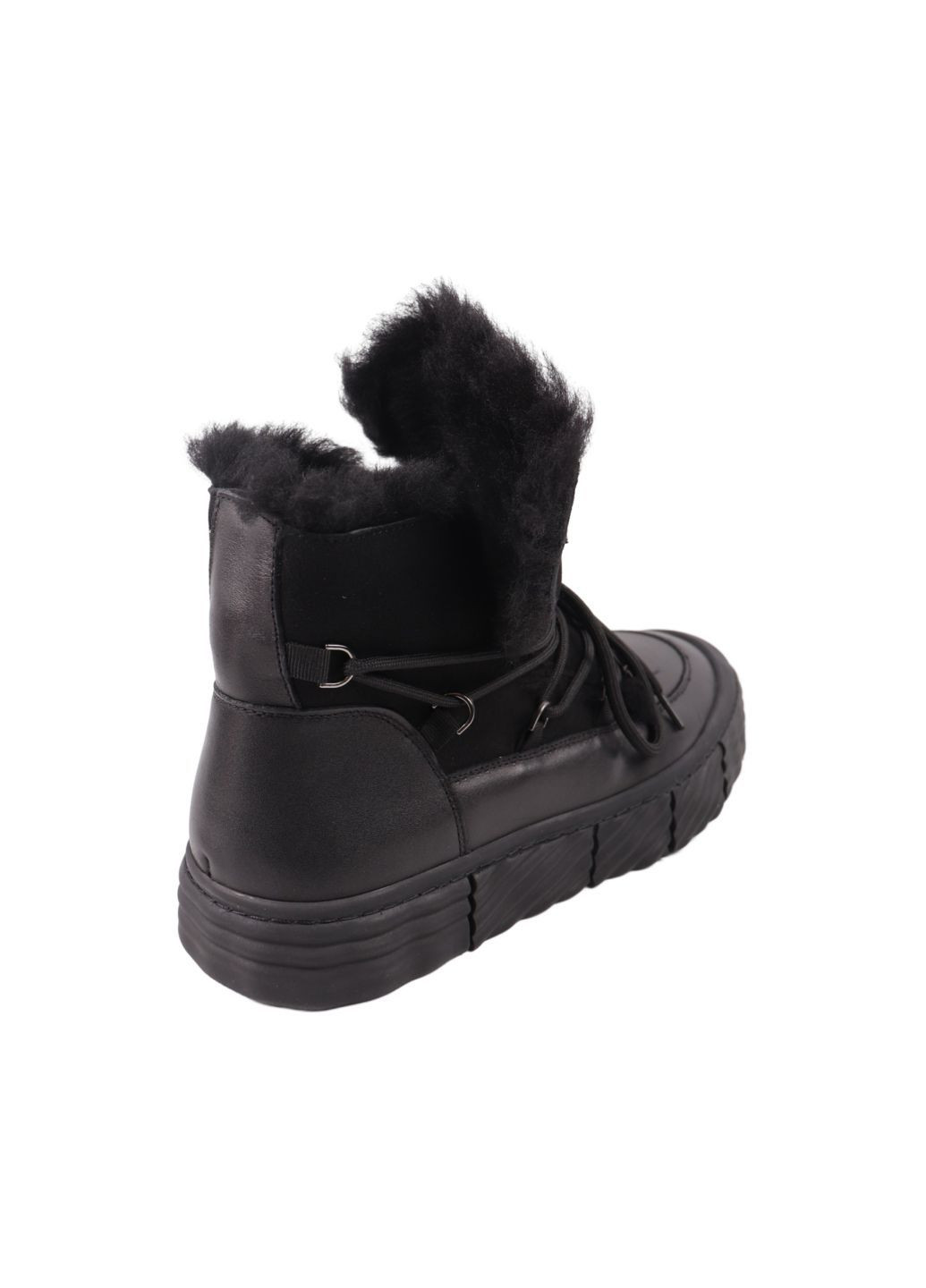 Черные ботинки мужские черные натуральная кожа Lifexpert