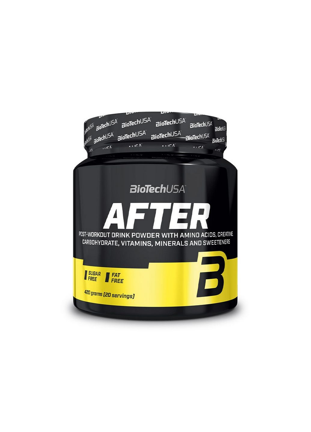 Післятренувальний комплекс After, 420 грам Зелене яблуко Biotech (295898622)