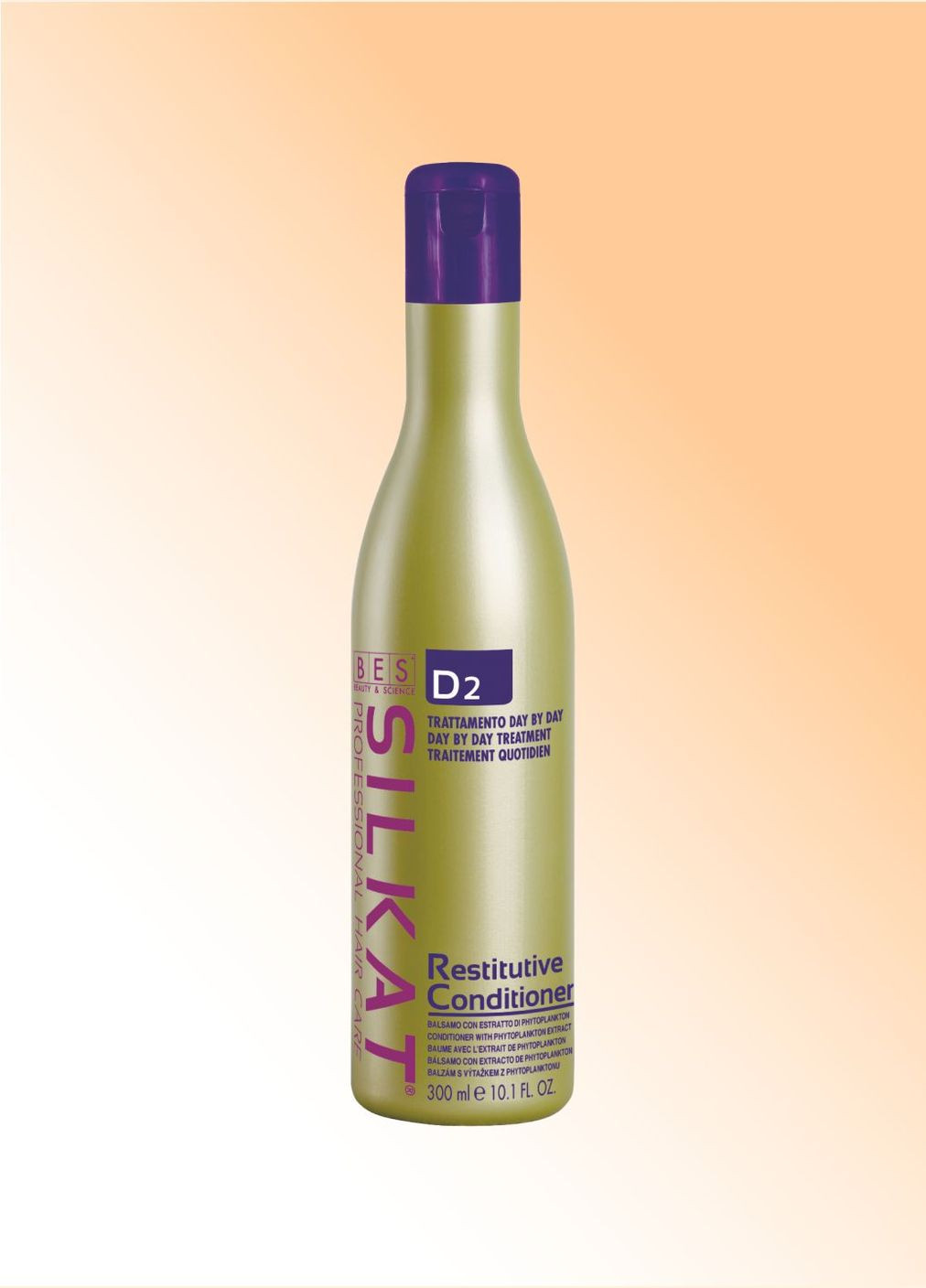 Відновлювальний кондиціонер із фітопланктоном D2 Silkat Protein (Італія) 300 мл BES (312483415)