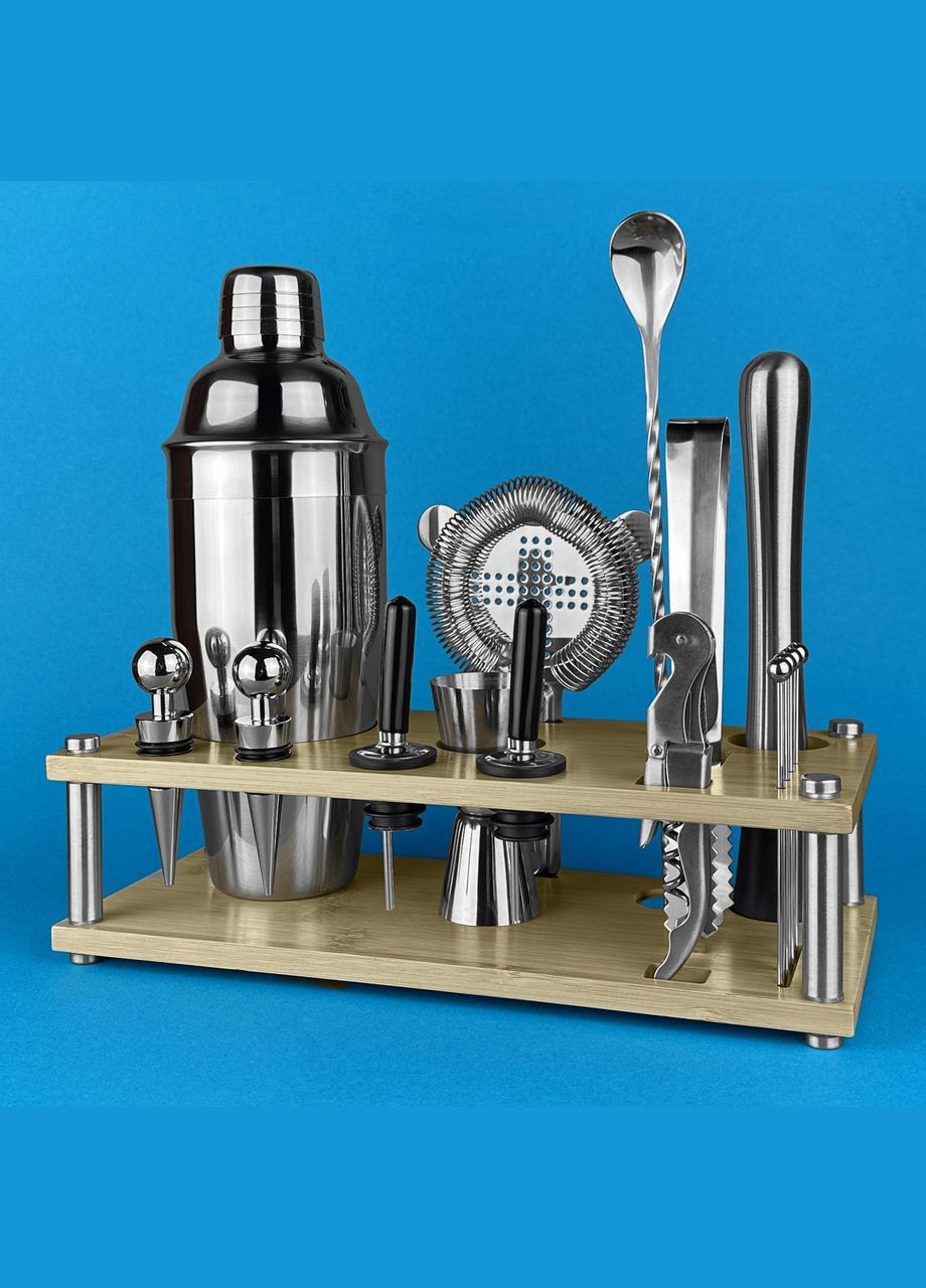 Подарунковий набір бармена B6 для приготування коктейлів 16 предметів Youchen (323640790)