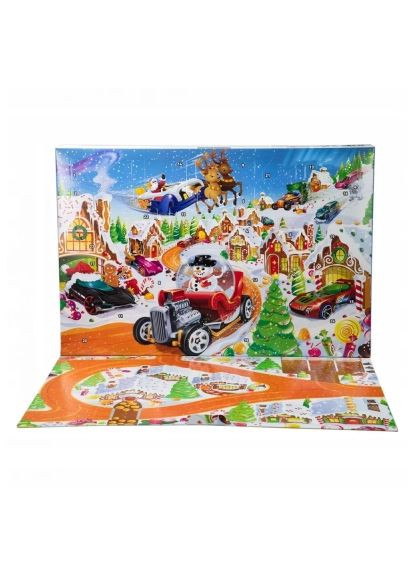 Игровой набор Адвент-календарь 2025 (JCB47) Hot Wheels Адвент-календар 2025 (366735624)