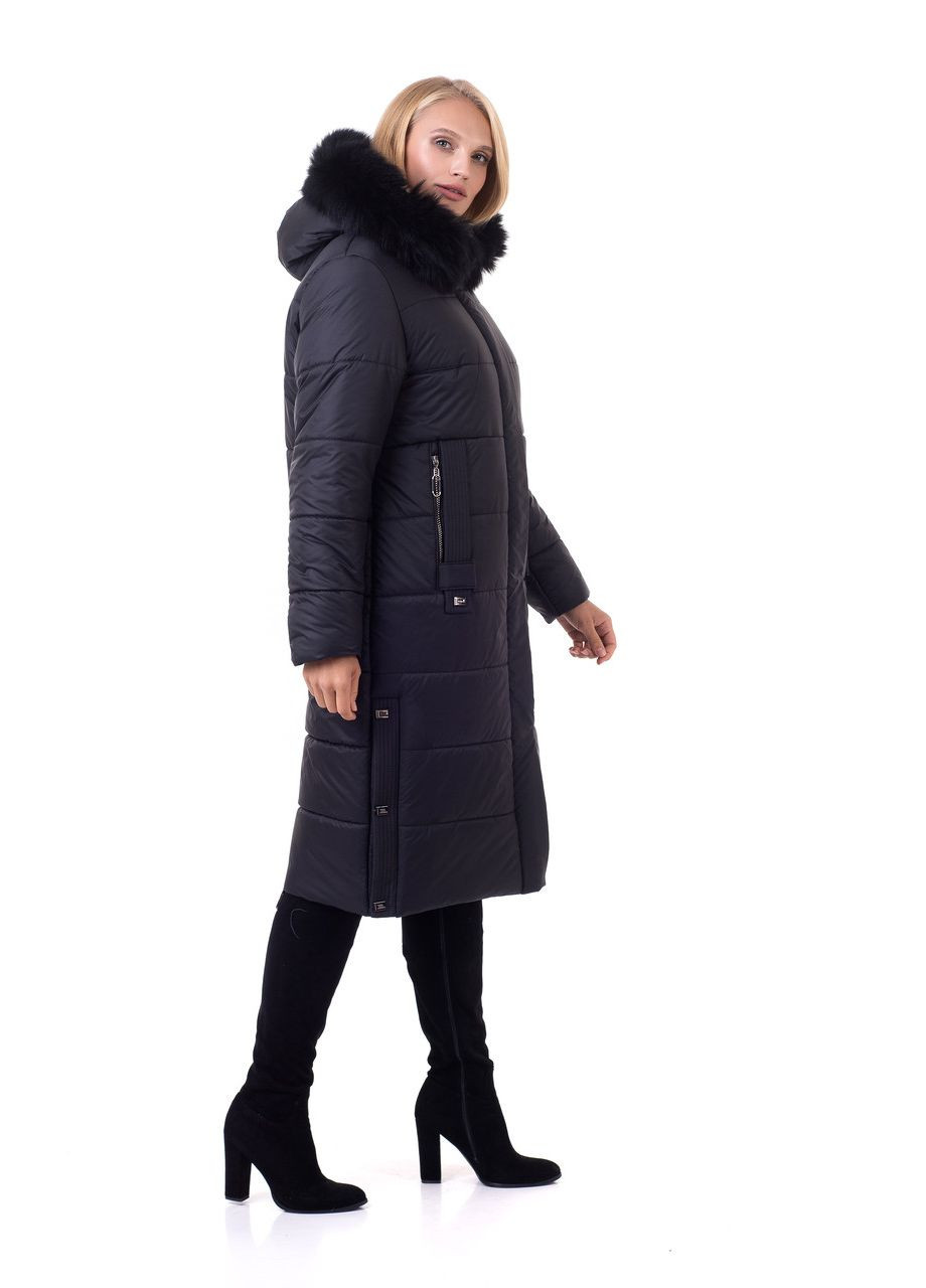 Чорний зимній Пуховик Liardi