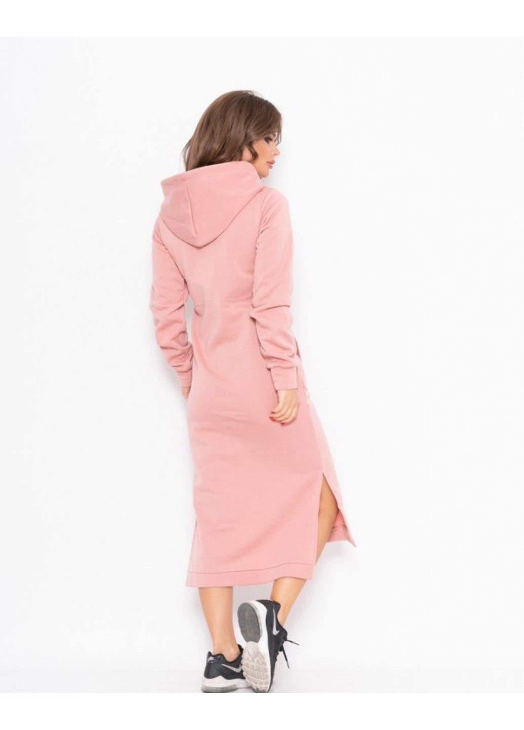 Розовое повседневный платья 11104 розовый ISSA PLUS