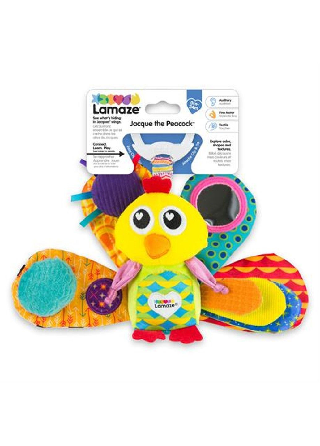 М'яка іграшка-підвіска Павич із пищалкою Lamaze (363856992)