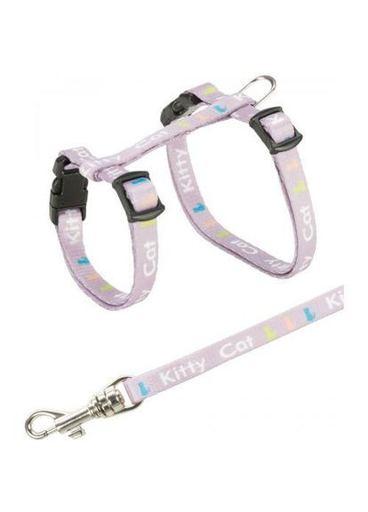 Шлейка з повідцем Kitty Cat для кошенят, нейлон, 21-33 см/8 мм (кольори в асортименті) (*) Trixie (322590100)