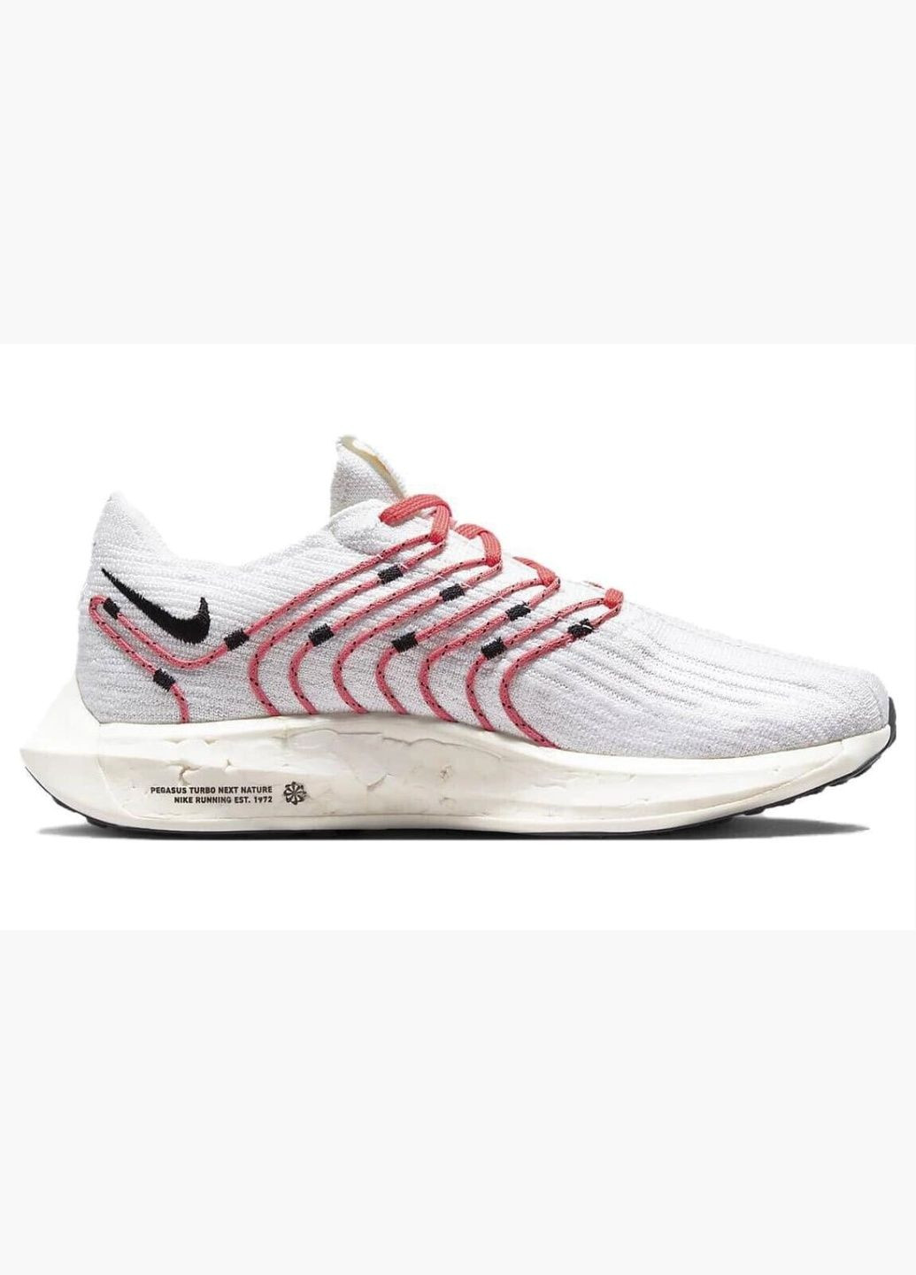 Кроссовки женские W Pegasus Turbo Next Nature Black/Grey DM3414-100 Nike белые (333651774)