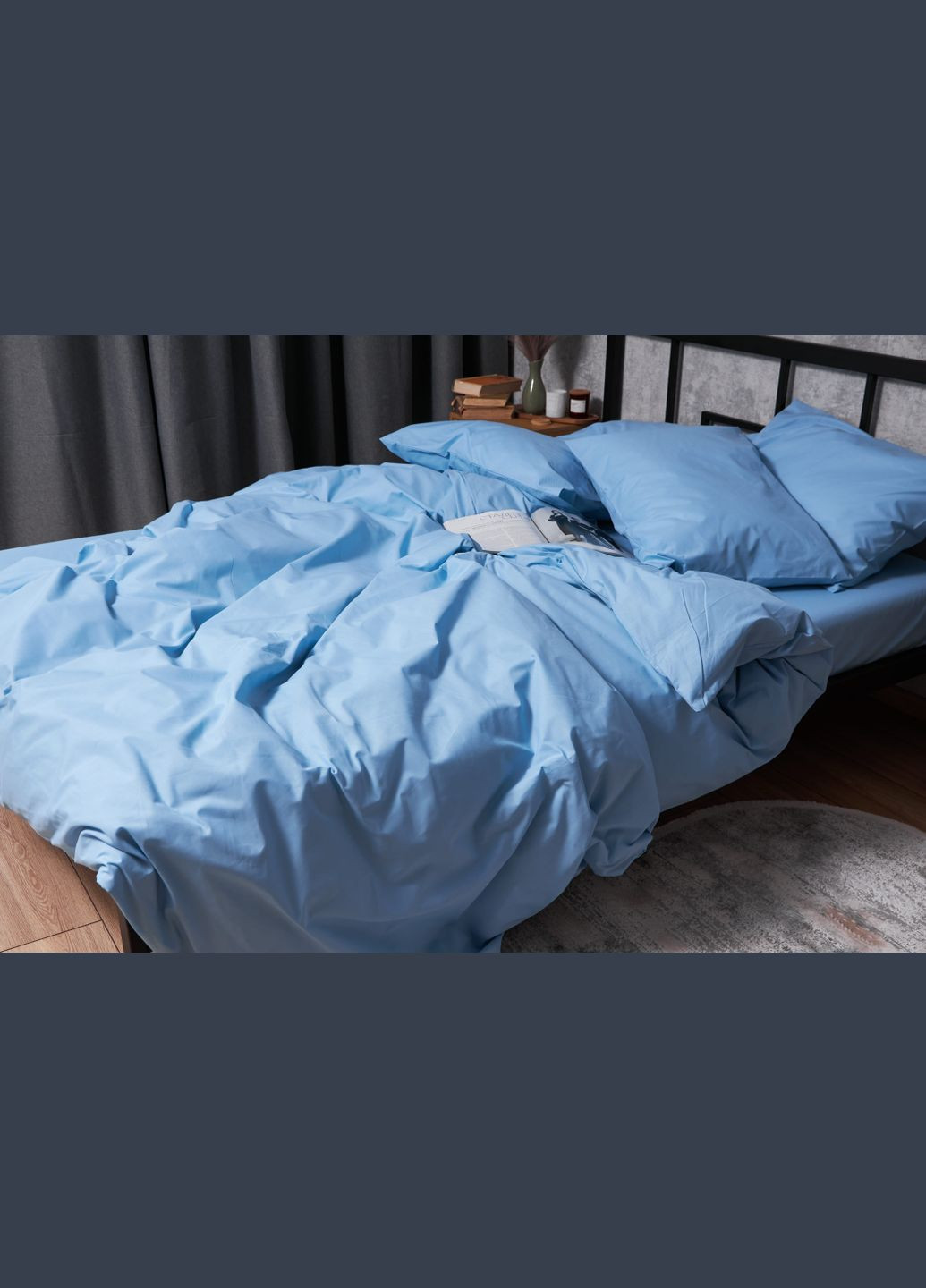 Комплект постельного белья Бязь Gold Люкс семейный 143х210х2 наволочки 2х50х70 (MS-820003071) Moon&Star Nordic (288043891)