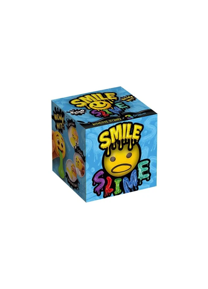 Игрушка антистресс Вязкая масса "Smile Slime" SS-01-02 клейкий лизун No Brand (387026117)