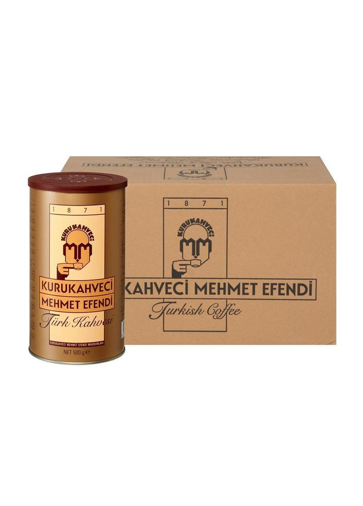 Турецька кава мелена Kurukahveci Mehmet Efendi 500 г Оригінал, кава для турки No Brand (347311715)