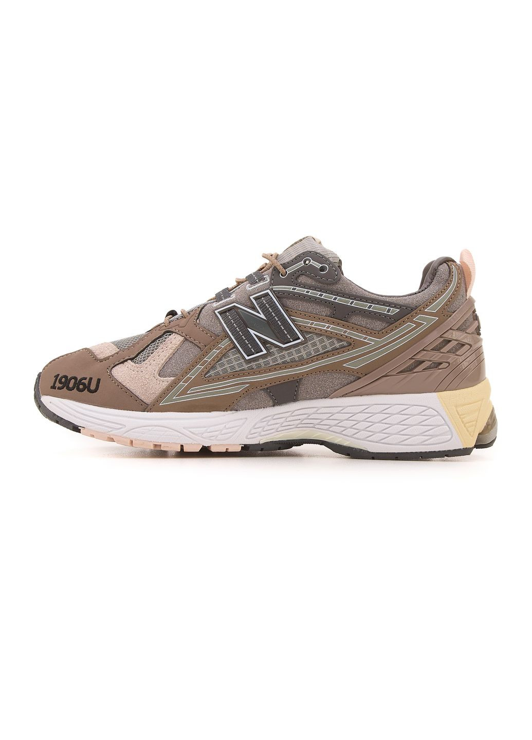 Цветные демисезонные кроссовки мужские new balance 1906u brown нью беланс 1906u No Brand