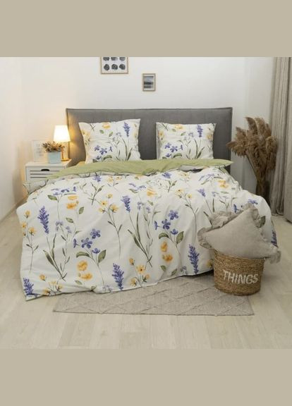 Комплект постільної білизни полуторний ранфорс 24266 100% бавовна Viluta (334303224)