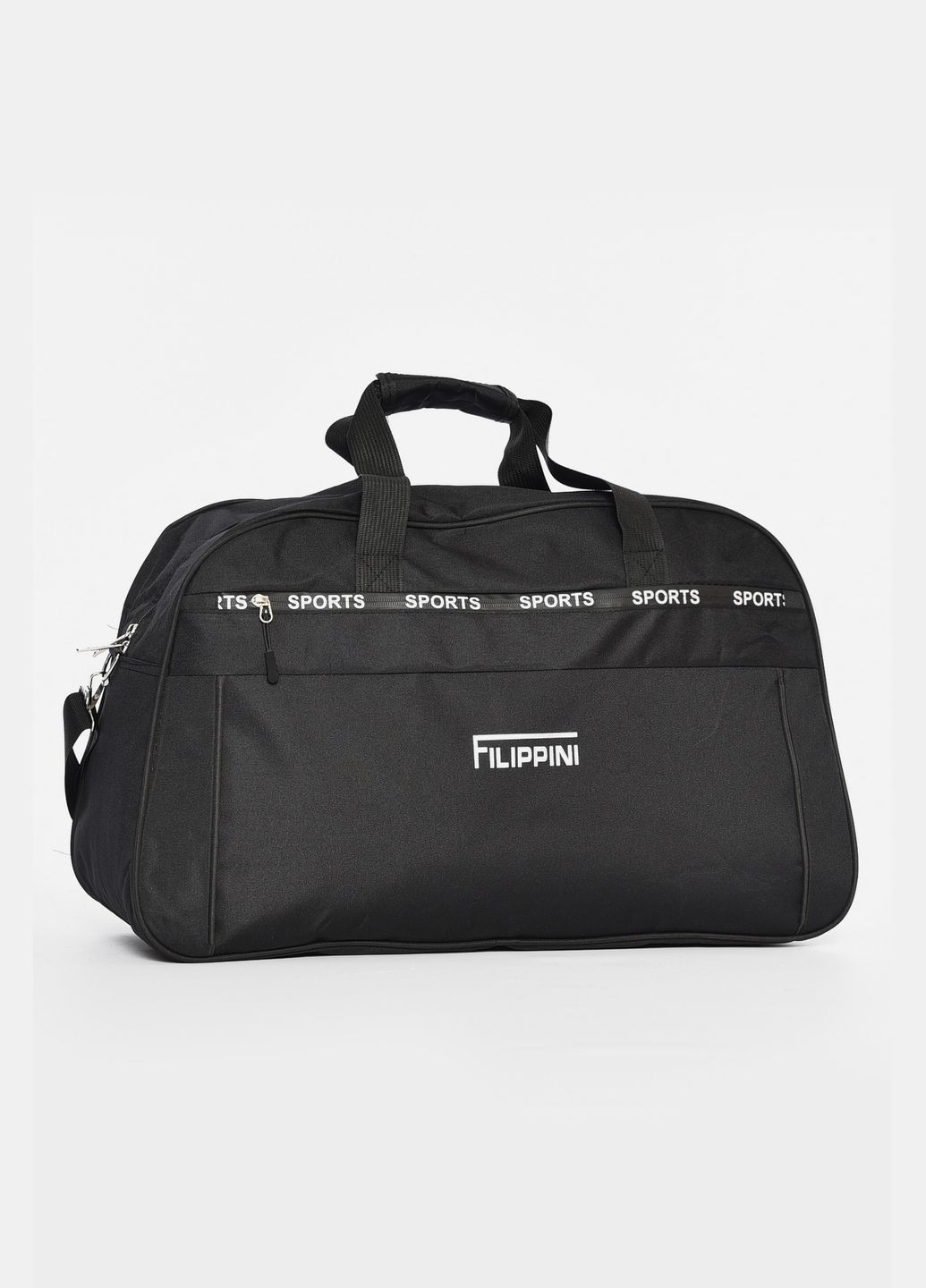 Сумка дорожня унісекс чорного кольору Let's Shop (311196424)