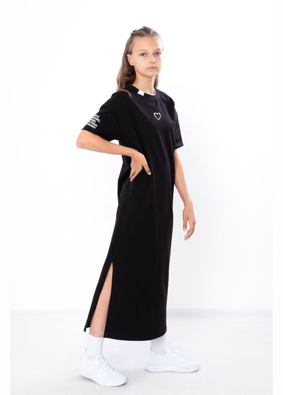 Чорна сукня для дівчинки (підліткова) (p-14624) Носи своє (297220206)